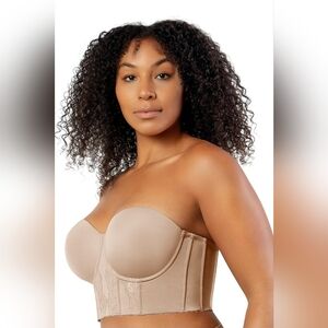 PARFAIT Elissa P50116 Women's Strapless Longline Bra for Full Bust and Full